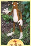 Run Red Run Needle Felted Bigfoot Untold Tales of Bigfoot feltie