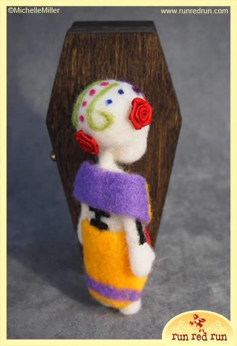 RUn Red Run Day of the Dead Skeleton Dia de los Muertos