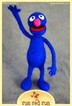 Needle Felted Grover