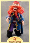 Run Red Run Needle Felted Pirate