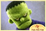 Run Red Run Needle Felted Frankenstein's Monster