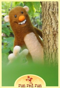 Run Red Run Needle Felted Bigfoot Untold Tales of Bigfoot