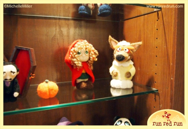 Run Red Run Needle Felt Library Exhibit