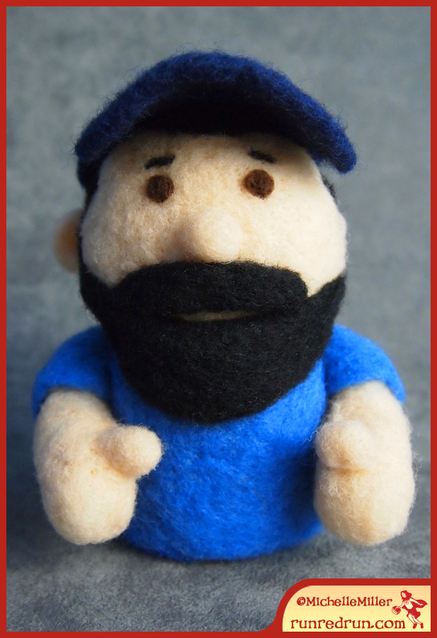 Run Red Run Needle Felted Hous Phoenixterdam