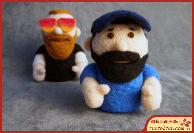 Run Red Run Needle Felted Hous and Mike Phoenixterdam