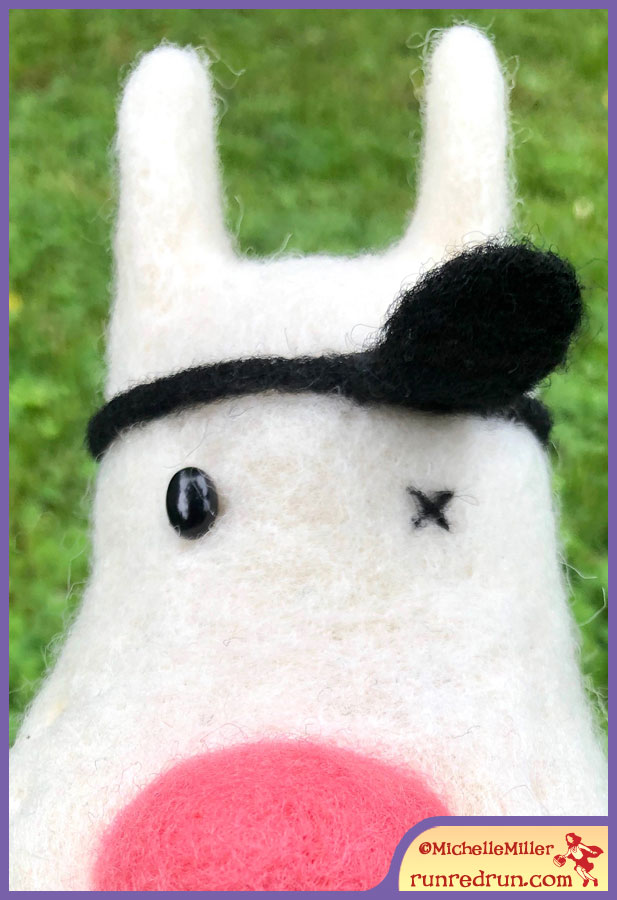 Run Red Run Needle Felted MacFluff